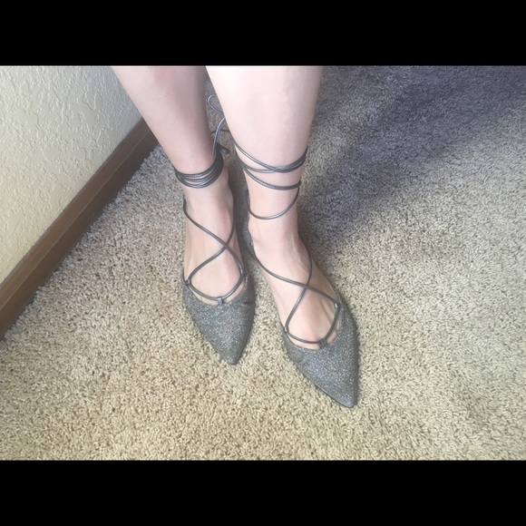 Stuart Weitzman Gillian Lace up d’Orsay flat - Picture 3 of 8